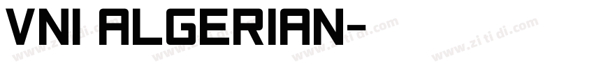 VNI Algerian字体转换